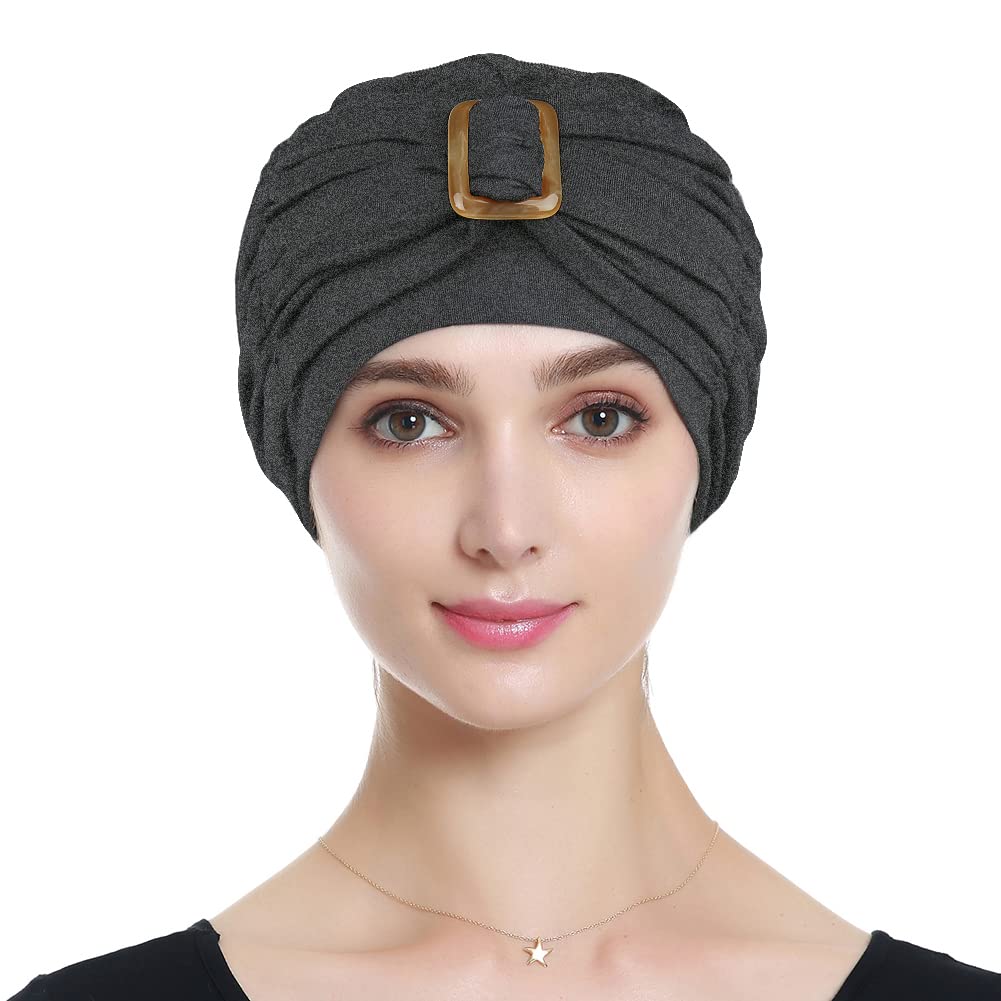 Soft & Stylish Chemo Turban Headwear Beanie Hats for Women - Warm Comfort Head Cover for Cancer Patients, Chemotherapy, Cold Weather - Perfect for Indoor & Outdoor Activities