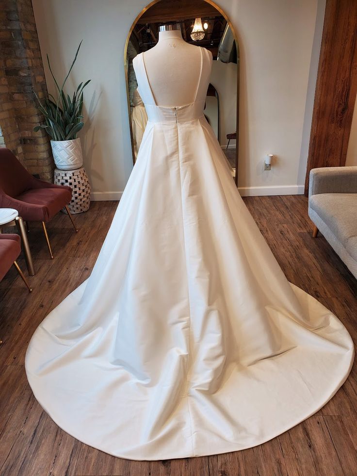 Jenny Yoo Channing Wedding Gown - Elegant A-Line Bridal Dress for Beach & Garden Ceremonies