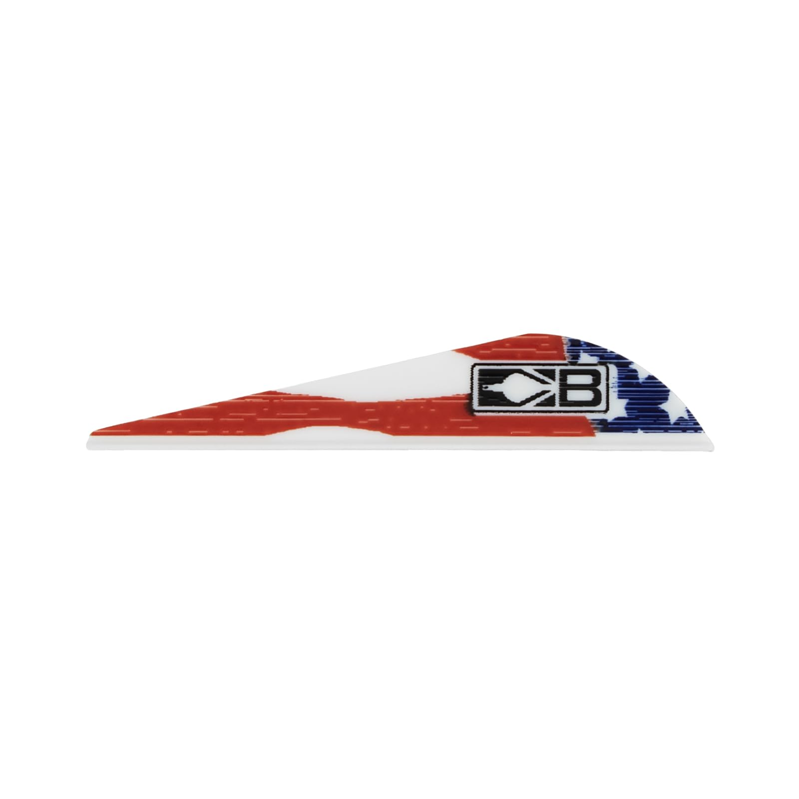 Bohning Heat Vanes American Flag 36 Pack - Red Archery Fletching for Outdoor Hunting & Target Practice
