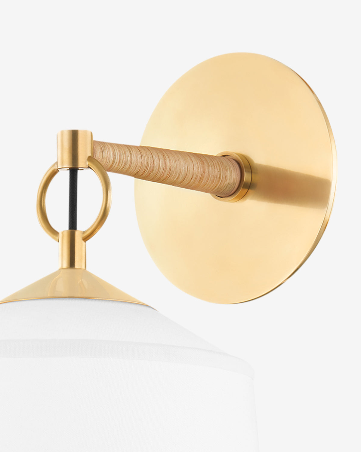 Modern White Plains Wall Sconce - Elegant Indoor Lighting Fixture for Living Room, Bedroom & Hallway Decor