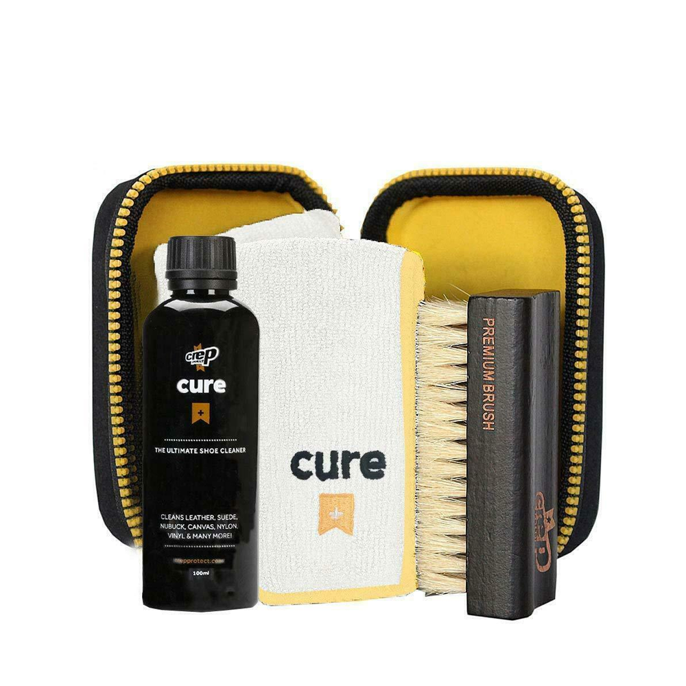 CREP CURE Premium Shoe Cleaning Kit - Complete Sneaker Care Set for White Shoes, Leather & Suede - Perfect for Sneakerheads, Athletes & Shoe Lovers (Home & Gym Use)