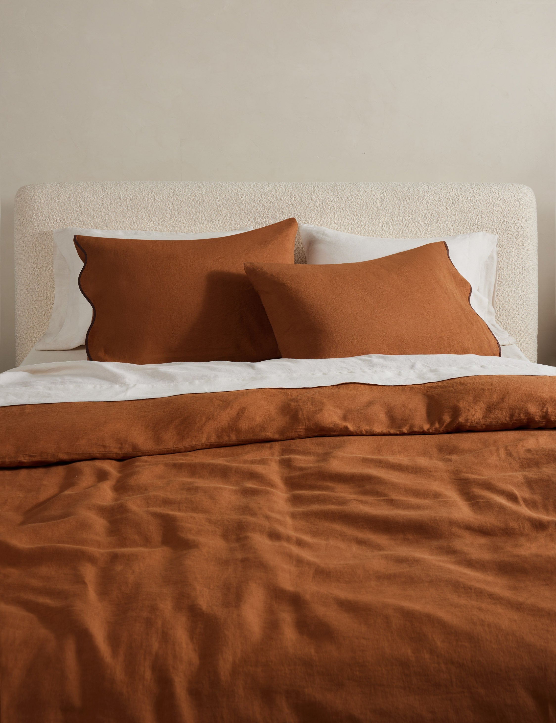 Essie Hemp Duvet Cover by Sarah Sherman Samuel | Organic Cotton Blend Bedding Set | Perfect for Cozy Bedrooms & Boho Chic Home Decor