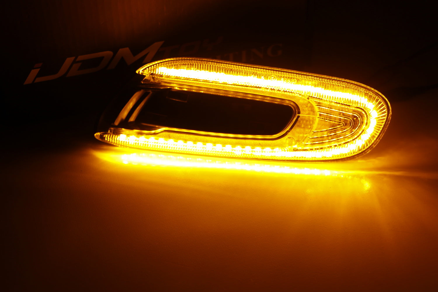 Amber LED Sequential Blinker Side Marker Light for MINI Cooper F55 F56 F57 - Durable Waterproof Turn Signal Light for Enhanced Safety & Style (Perfect for Night Driving & Custom Car Mods)