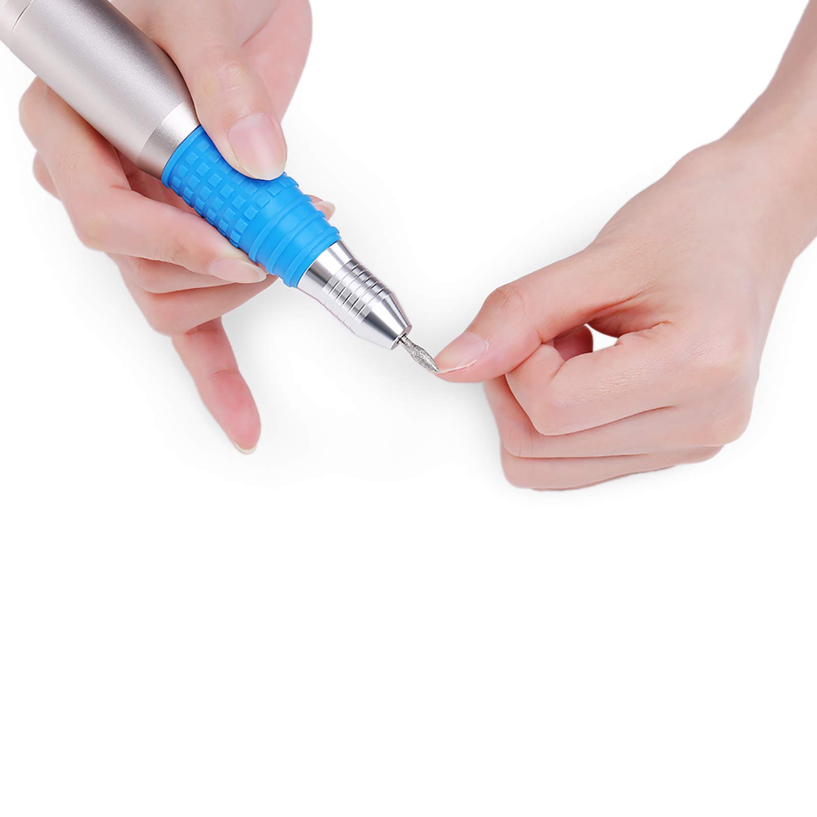 Professional Electric Nail Drill Pen - 30000 RPM Manicure & Pedicure Polish Machine with Ergonomic Handle (Random Colors) - Perfect for Salon, Home Nail Care & DIY Nail Art