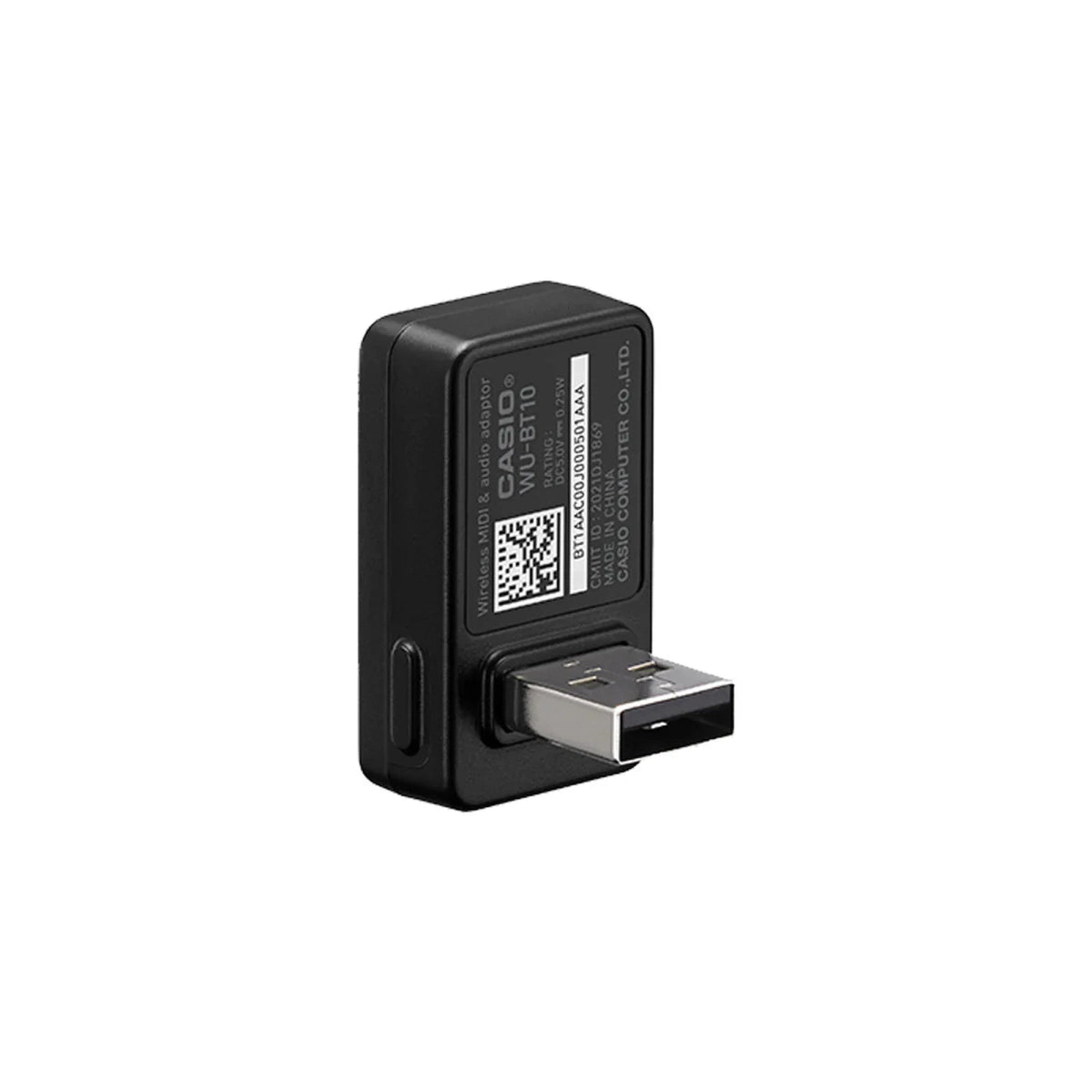 Casio WU BT10 Wireless MIDI & Audio Bluetooth Adapter - Wireless Music Adapter for Keyboards & Digital Pianos - Perfect for Home Studios & Live Performances