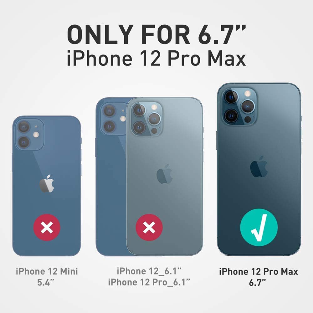Asuwish iPhone 12 Pro Max Case 6.7