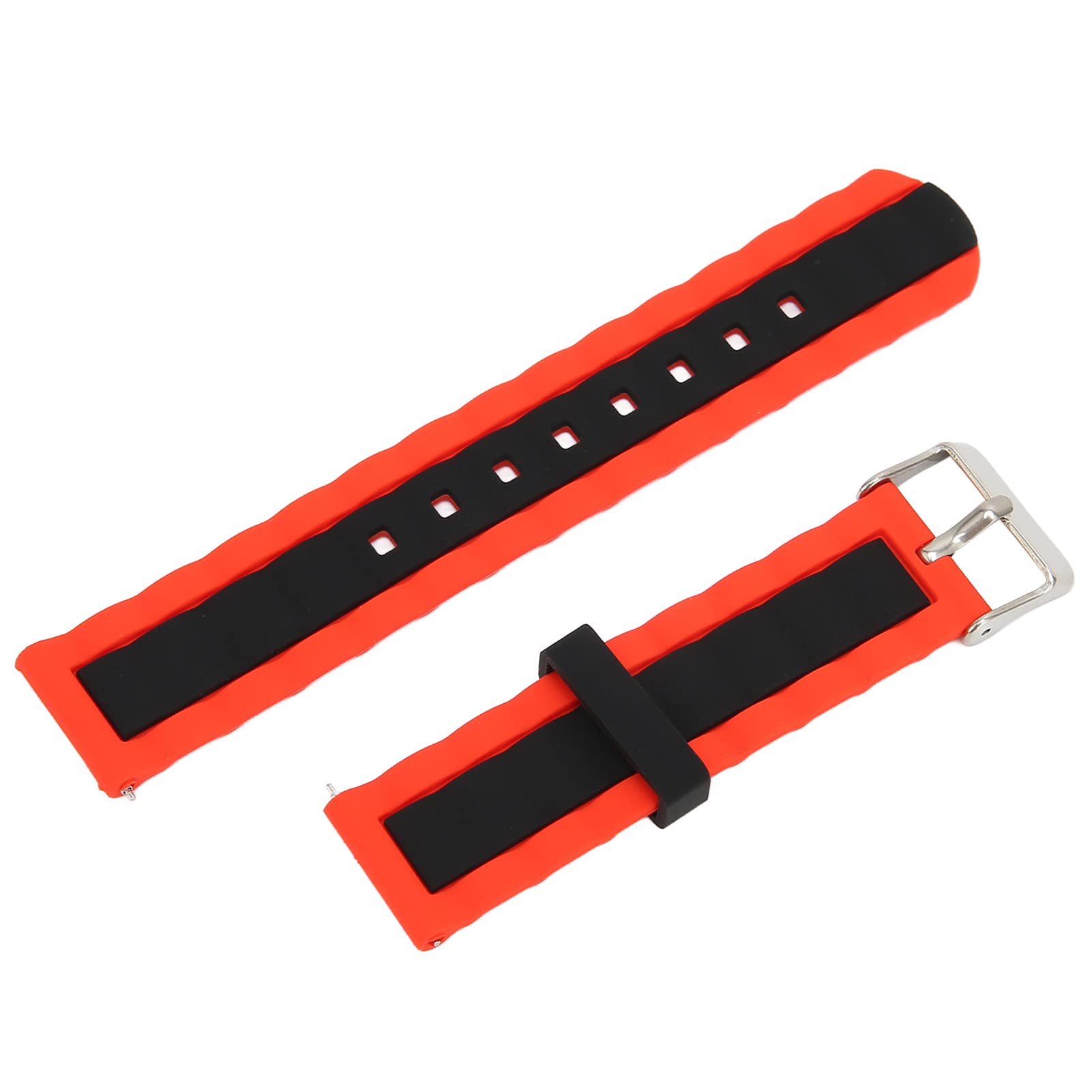 Shanrya Adjustable Silicone Watch Band 20mm - Soft Breathable Skin-Friendly Replacement Strap for Amazfit GTS 3 - Easy to Clean & Comfortable for Sports, Running, Swimming & Daily Wear