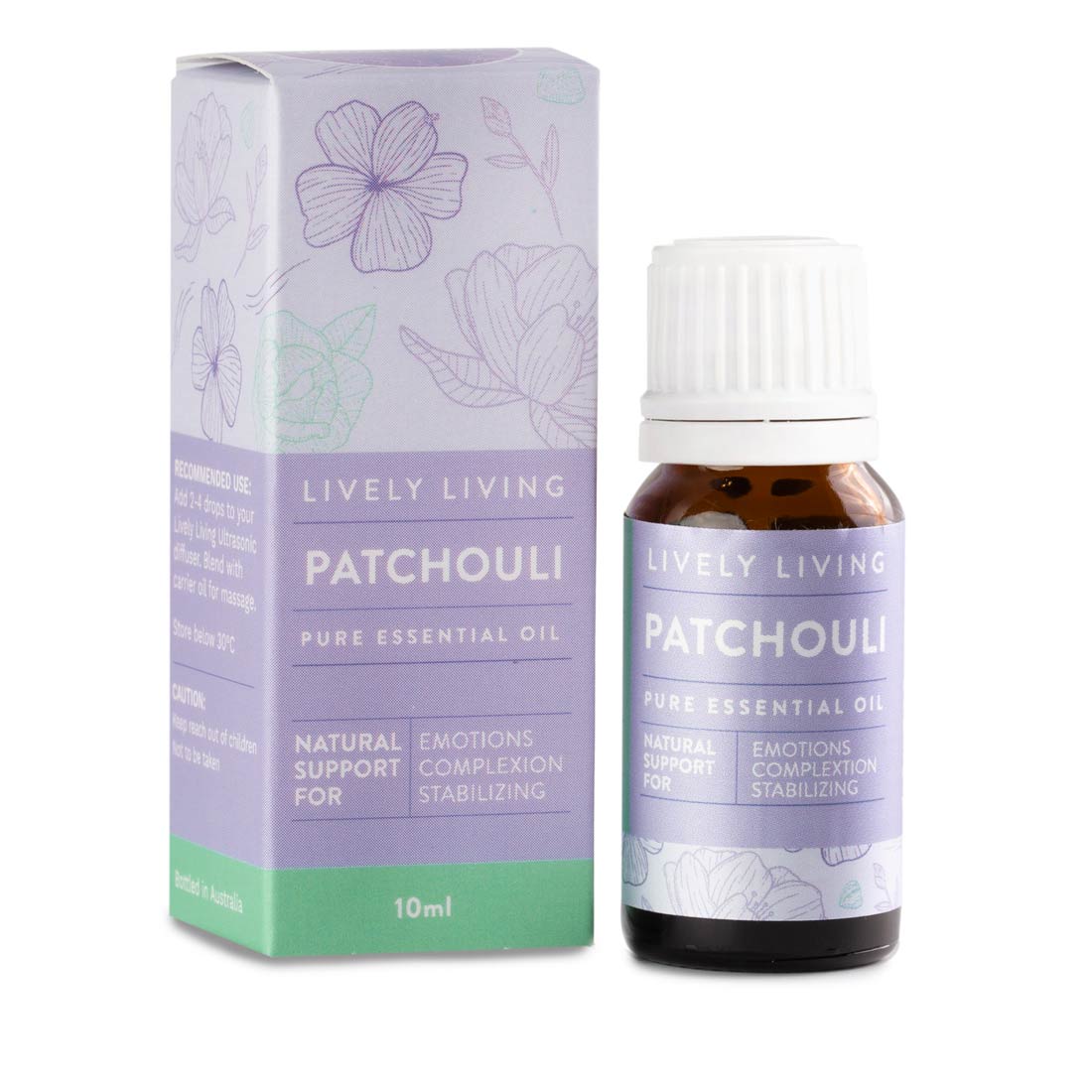 Organic Patchouli Pure Essential Oil 10ml - 100% Natural Aromatherapy Oil for Relaxation, Stress Relief & Skin Care - Perfect for Diffusers, Massage & DIY Beauty Products
