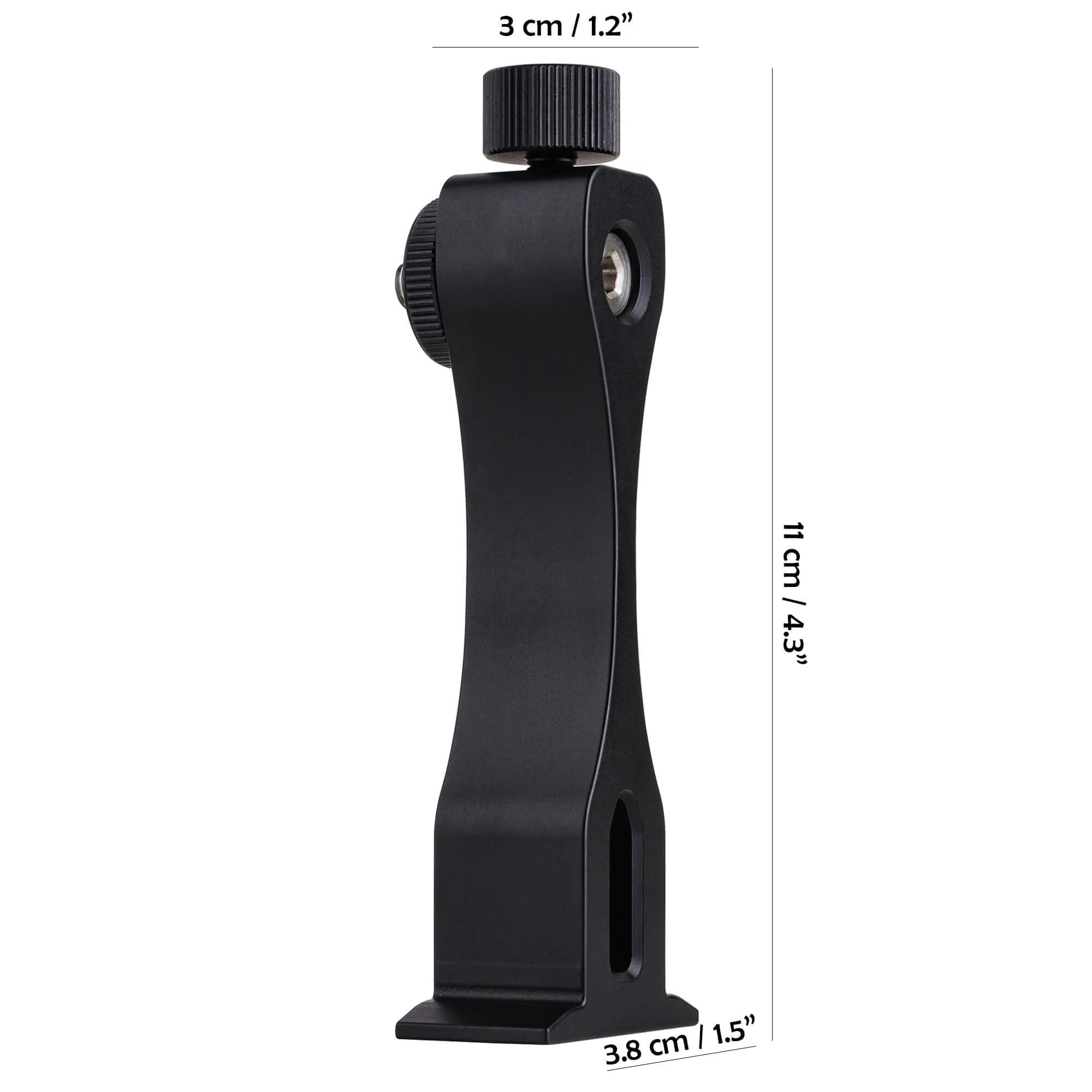 Aluminum Binocular Tripod Mount Adapter - 1/4