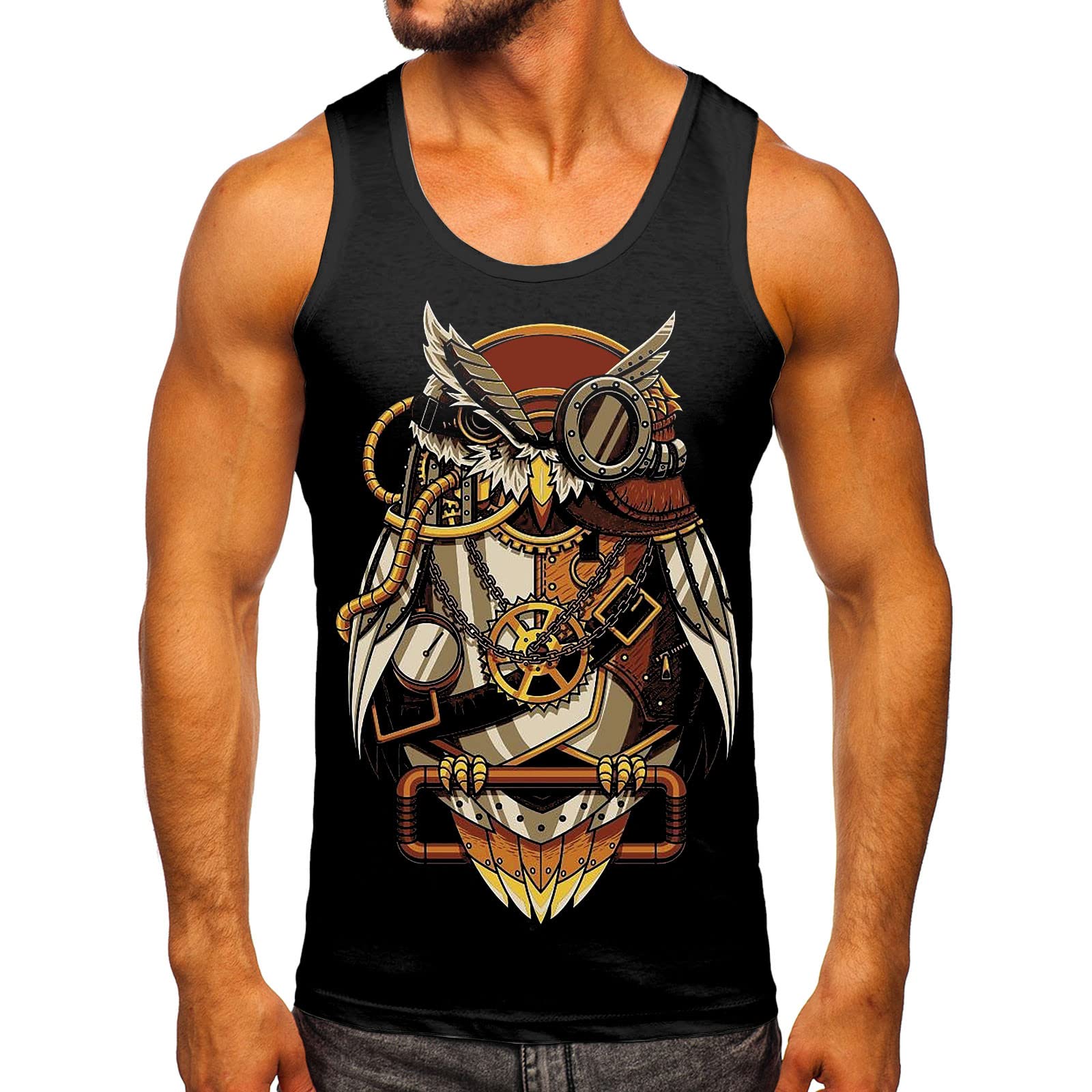 Dry Fit Muscle Tank Tops for Men - Breathable Classic Fit Workout Shirts - Gym, Running & Summer Casual Wear