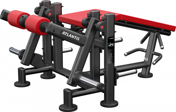 ATLANTIS Unilateral Lying Leg Curl Machine for Home Gym - Leg Exercise Equipment for Hamstring & Glute Workouts - Perfect for Strength Training & Fitness Enthusiasts