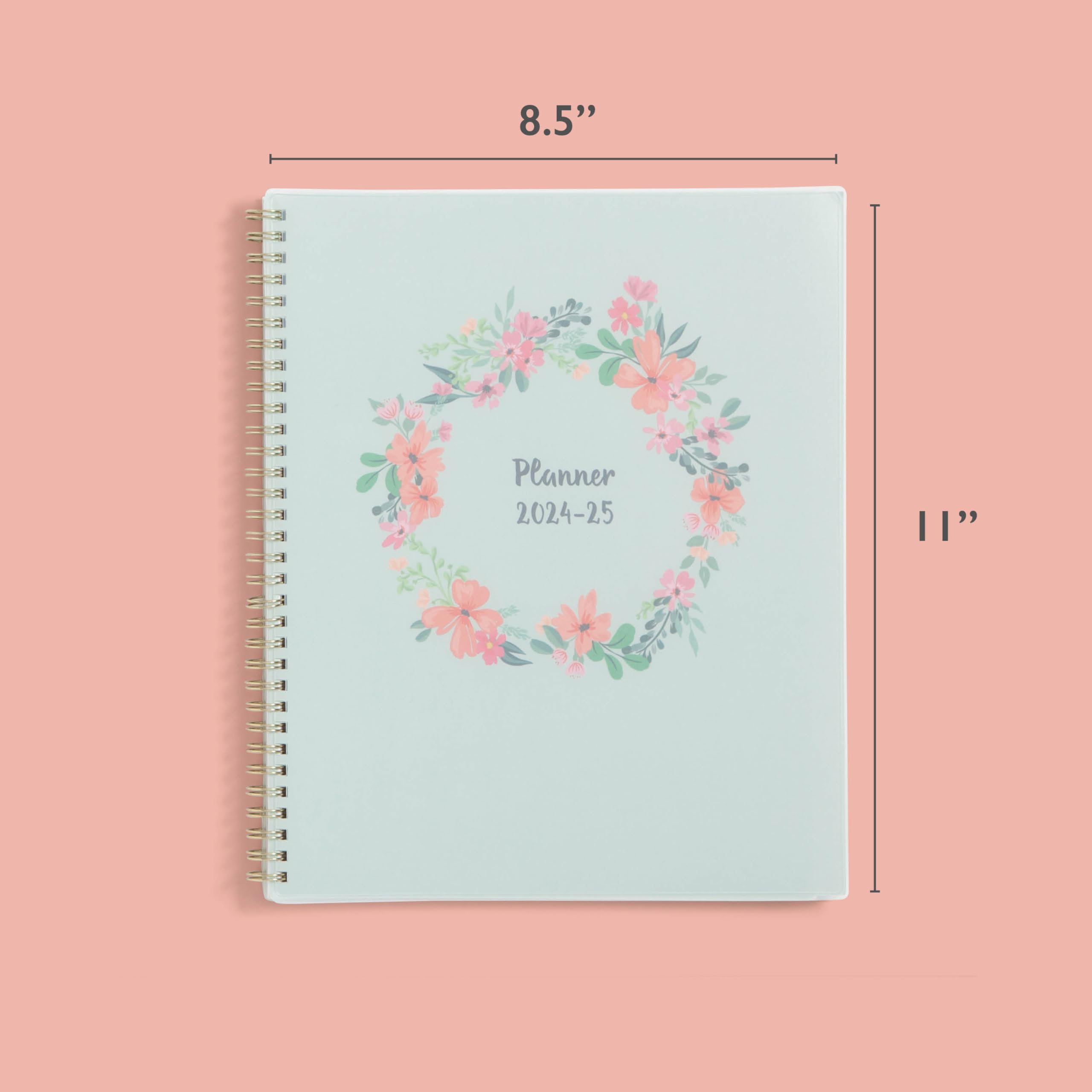 Blue Sky 2024-2025 Academic Planner - Weekly & Monthly Calendar, 8.5