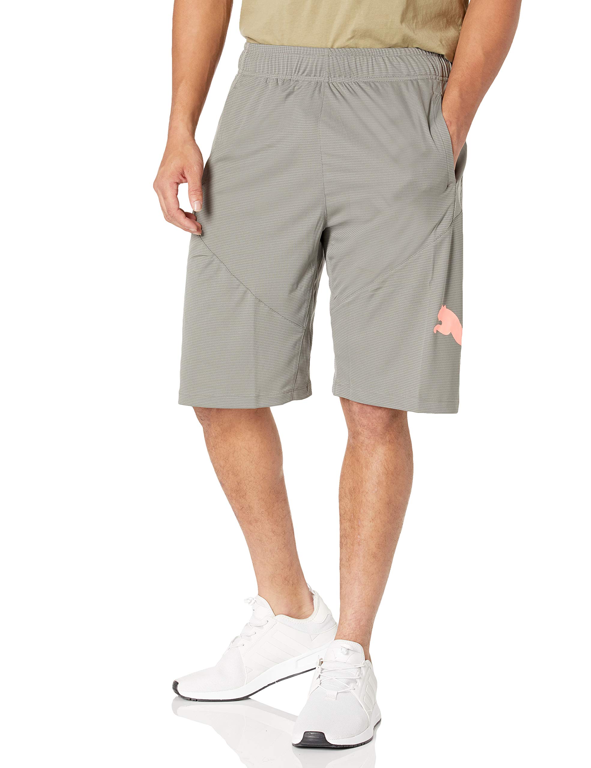 PUMA Men's Cat Athletic Shorts - Lightweight Running & Gym Workout Shorts for Men - Breathable Comfort for Sports & Casual Wear