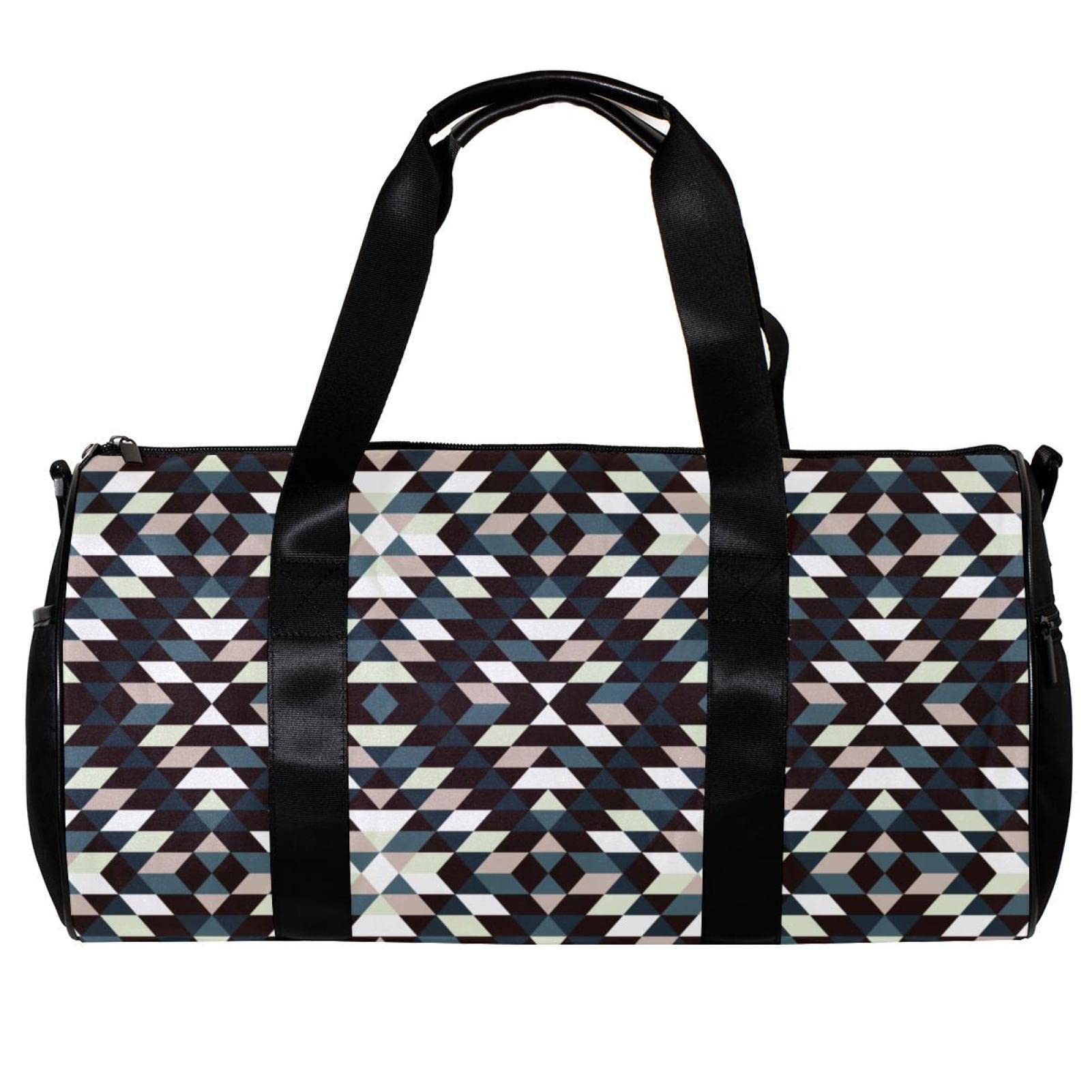 Abstract Painting Travel Duffel Bag - Waterproof Sports Gym Bag for Women & Men - Foldable Weekender Overnight Bag - Perfect for Gym, Travel, Yoga & Weekend Getaways