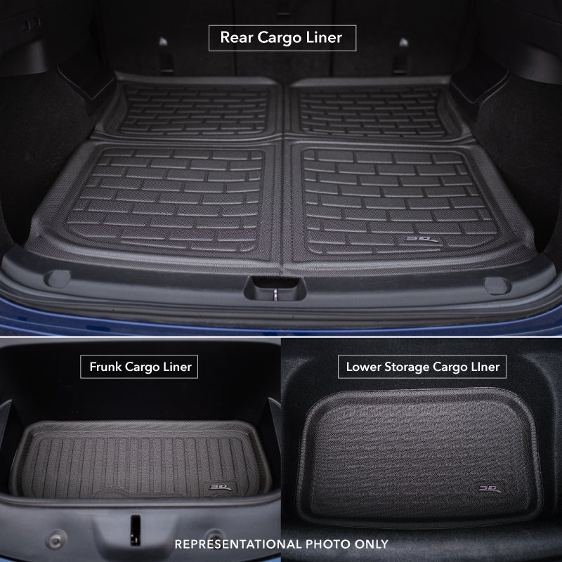 3D MAXpider ACE Cargo Liner for Jeep Grand Cherokee 2011-2021 | Heavy Duty Black Trunk Mat | Waterproof & Non-Slip Protection | Perfect for Road Trips, Camping & Pet Transport