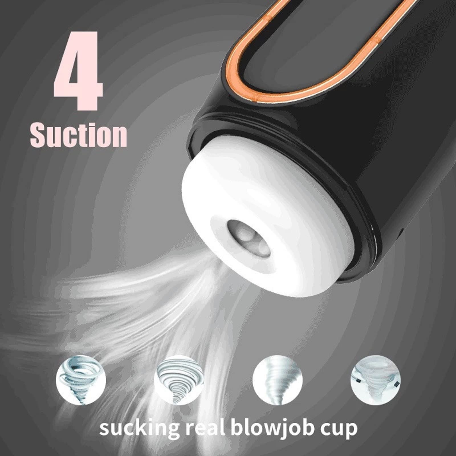 Electric Male Masturbator with 10 Vibration & Thrusting + 4 Suction Modes - Realistic 3D Vagina Design Automatic Stroker Sex Toy for Men | Perfect for Solo Play, Couples Fun & Discreet Pleasure