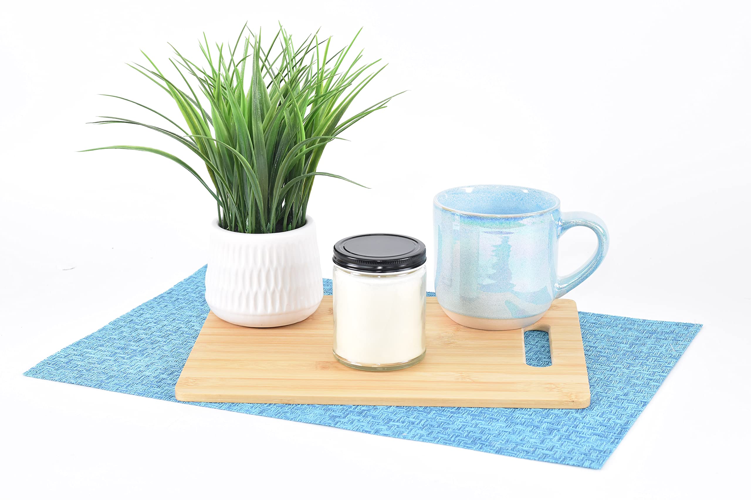 Blackberry Vanilla Scented Soy Candle (7 oz) - Handmade Home Decor for Bathroom, Relaxation & Aromatherapy - Perfect Gift for Housewarming & Self-Care
