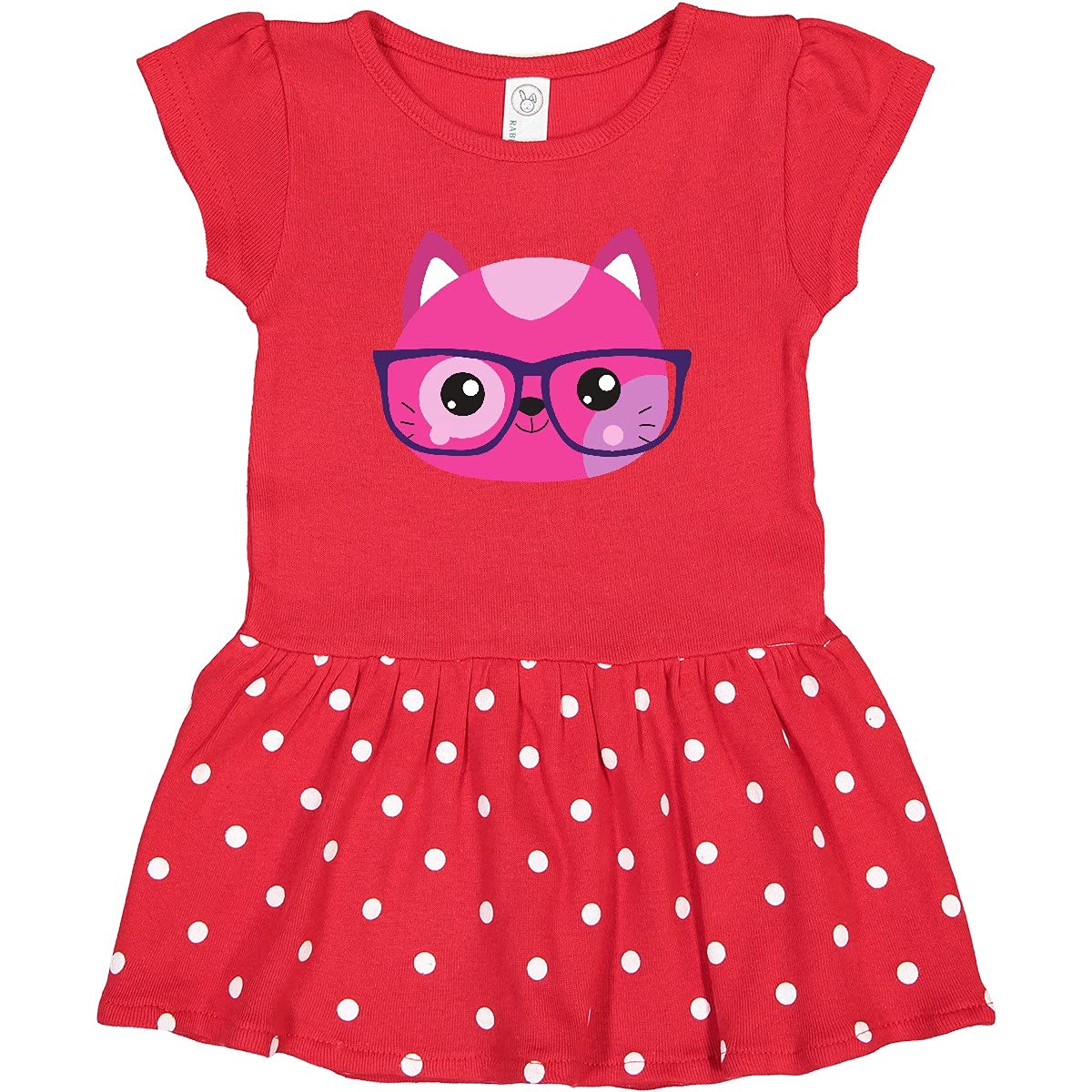 Hipster Cat Dress for Toddlers - Stylish Kitten Outfit for Playdates