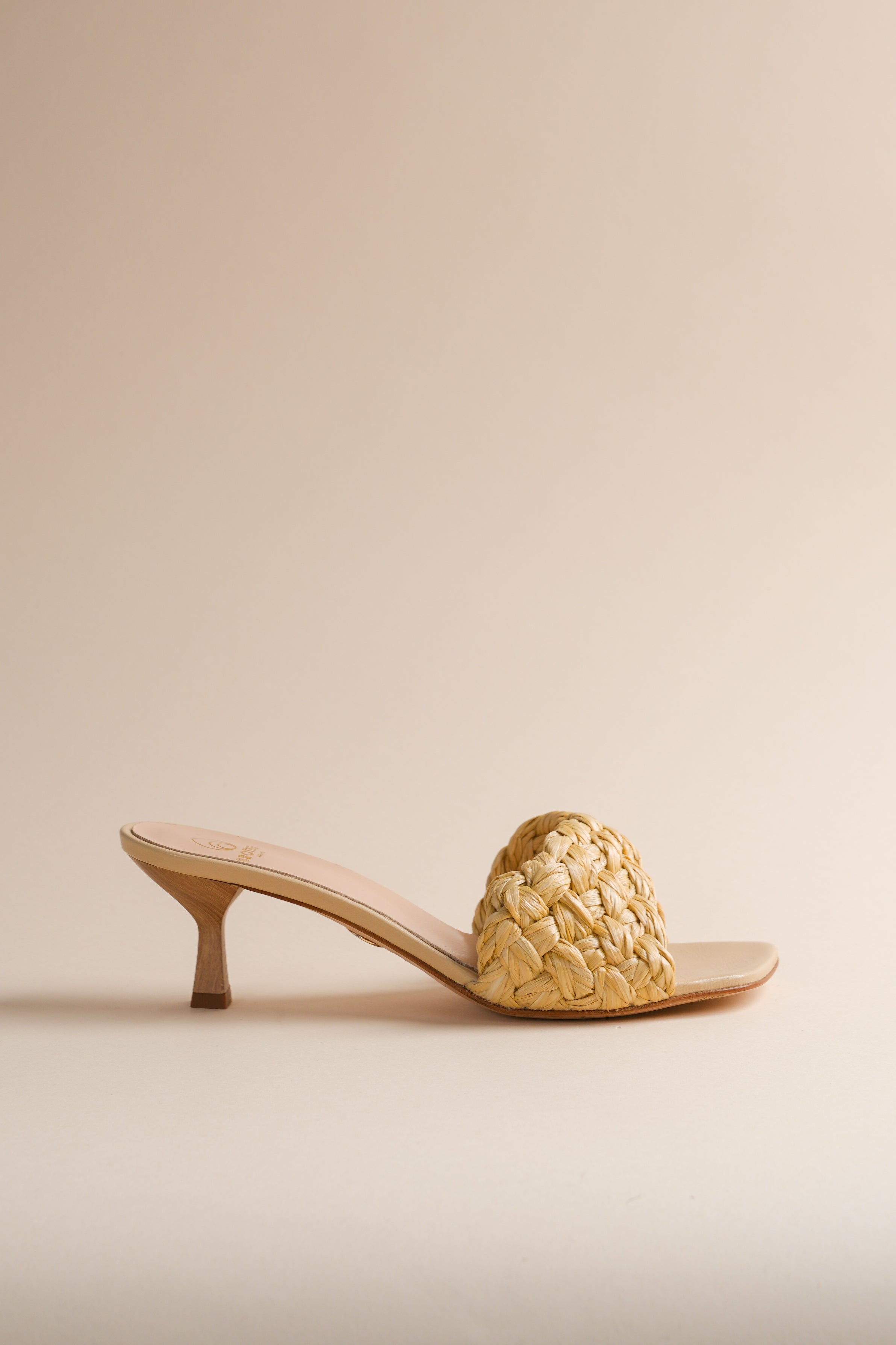 Tuesday Mule in Raffia - Comfortable Women's Raffia Slides for Summer Beach, Pool, and Casual Outings