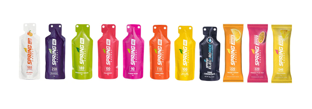 Spring Energy Gel - High-Performance Sports Nutrition for Runners, Cyclists & Athletes | Quick Energy Boost for Endurance & Recovery | Ideal for Marathons, Triathlons & Workouts