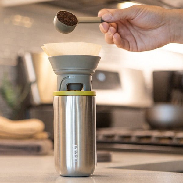Portable Wacaco Cuppamoka Manual Espresso Maker - Compact Travel Coffee Machine for Camping, Office & Home Brewing