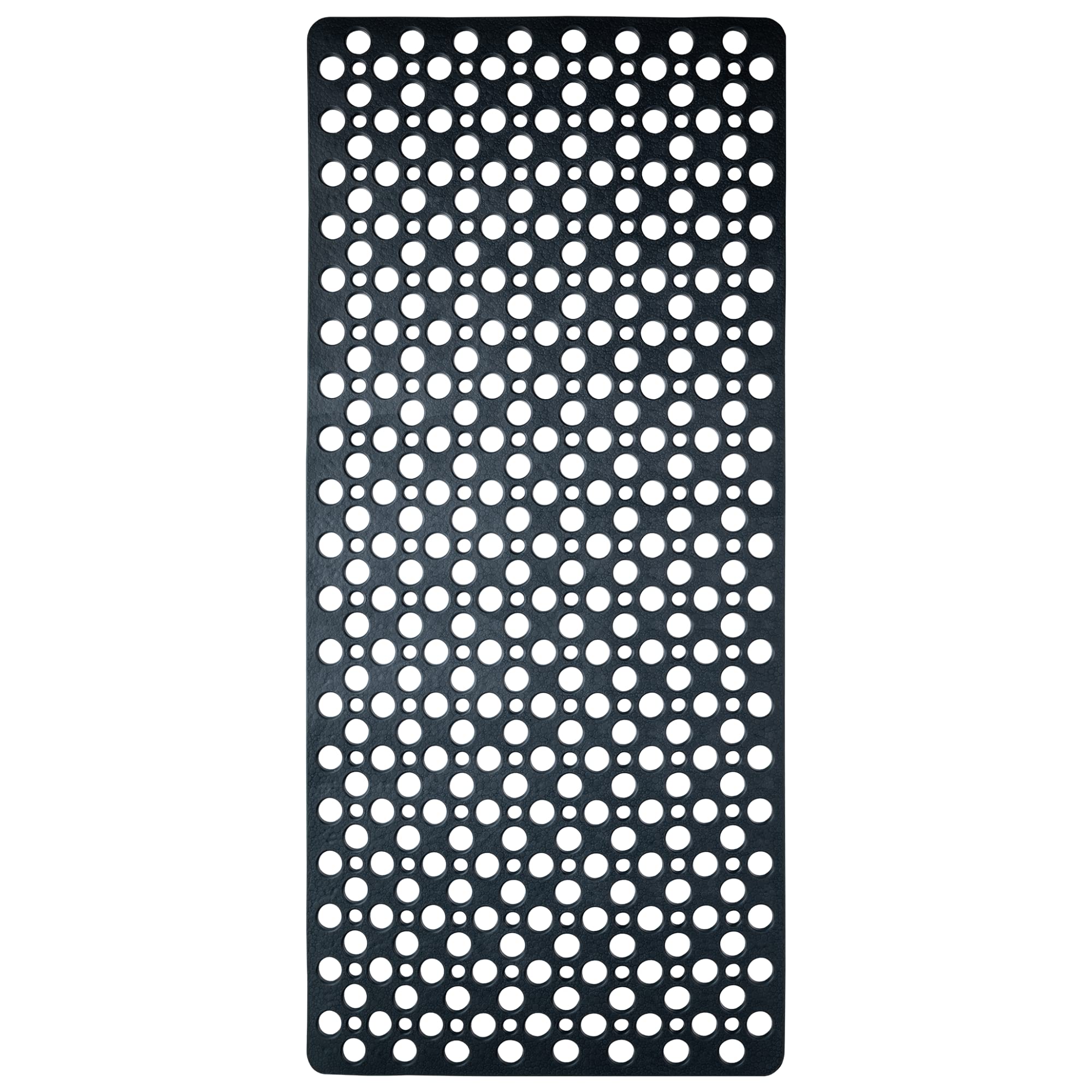 ENKOSI Non-Slip Bath Mat - Soft TPE Bathtub Mat with Suction Cups & Drain Holes for Kids & Adults - Machine Washable Shower Mat (35