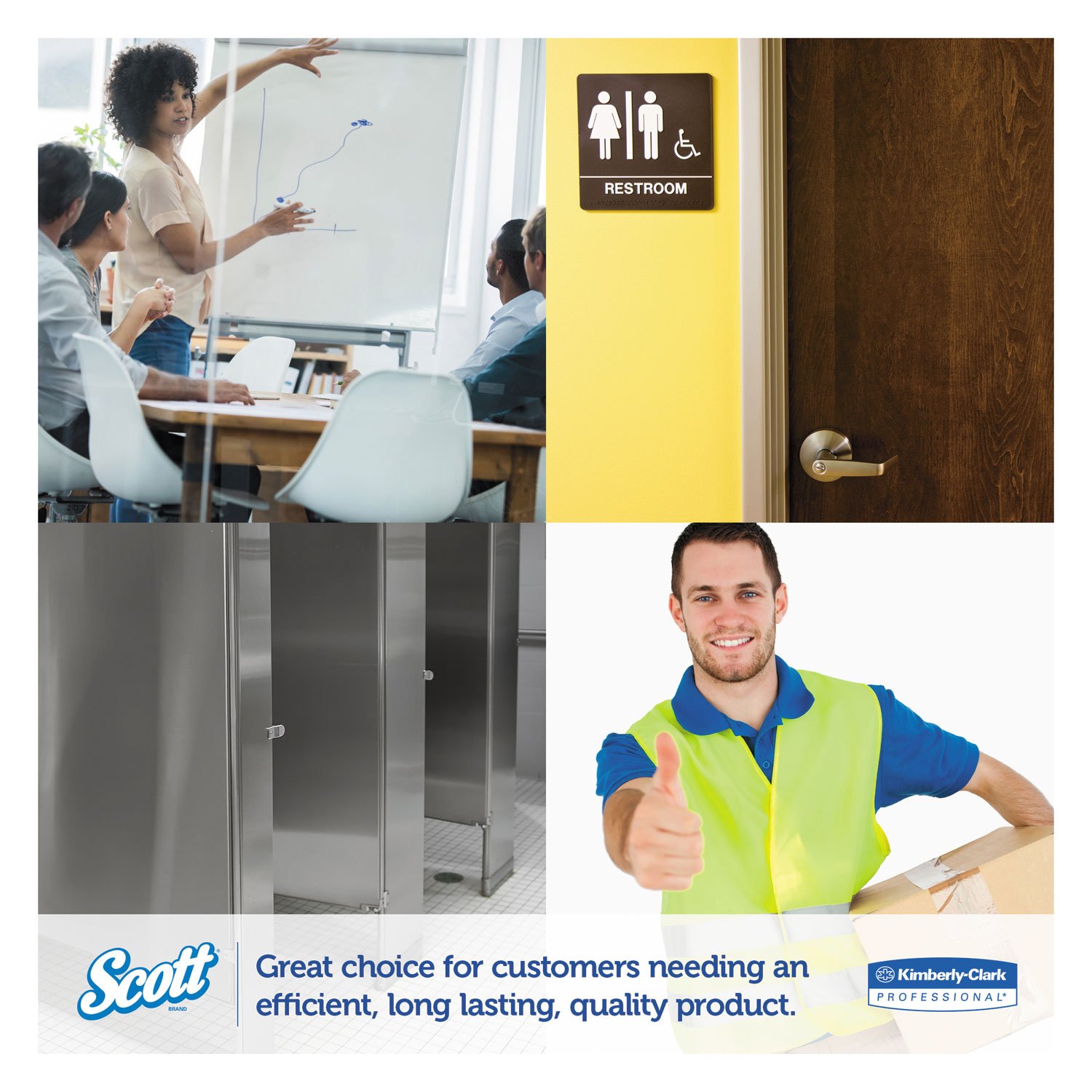 Scott 13607 Premium 2-Ply Bathroom Tissue - 550 Sheets Per Roll, 20 Rolls (Soft & Strong Toilet Paper) - Ideal for Home, Office & Commercial Use