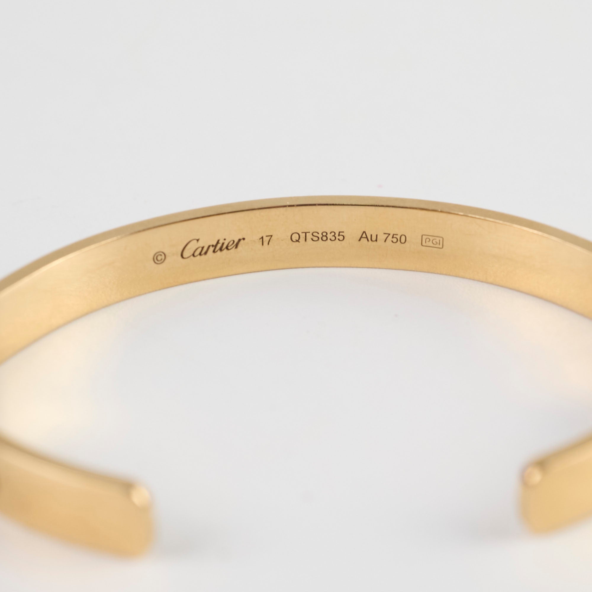 Cartier Love Bracelet Cuff - 18K Yellow Gold Size 17 (CRB6032417) | Luxury Jewelry Gift for Women, Anniversary & Wedding - Perfect for Special Occasions & Everyday Elegance