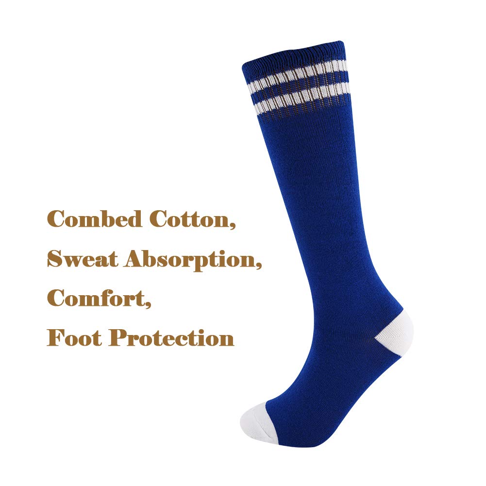 **Best Knee High Socks for Kids - Cotton Soccer Socks for Boys & Girls, Toddler Athletic Socks - Perfect for Sports, School & Everyday Wear**