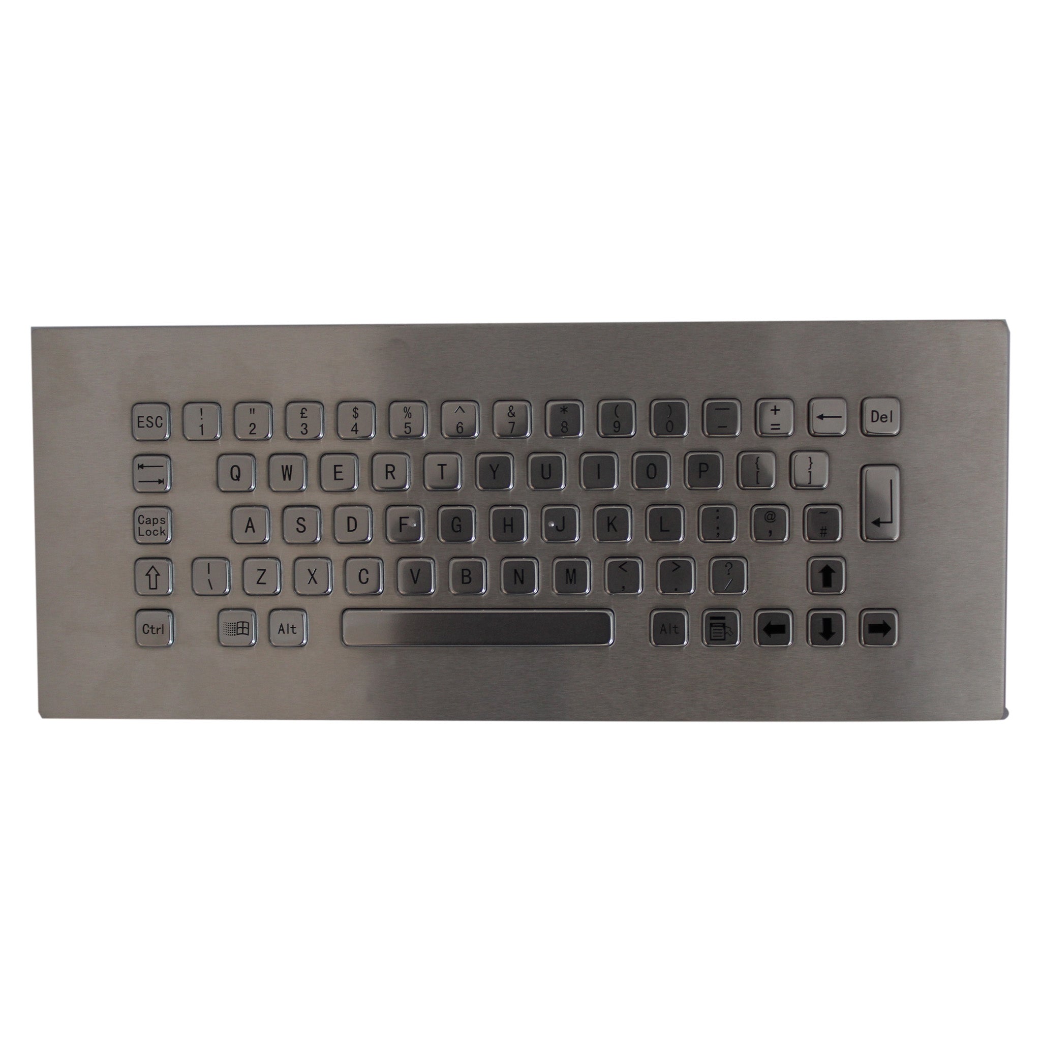KBS PC C3 Top Mount Stainless Steel Mechanical Keyboard - Durable & Ergonomic for Gaming, Office & Typing