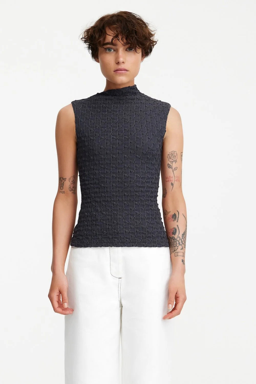 ALEX TOP Charcoal - Stylish and Comfortable Women's T-Shirt for Casual Wear, Work, and Everyday Outfits