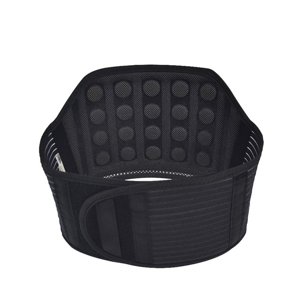 YZSHOUSE Magnetic Heating Lower Back Brace - Self-Heating Lumbar Support Belt with Tourmaline & Magnets for Waist Pain Relief - Adjustable Back Support for Men & Women (XL) - Perfect for Office Work, Driving & Posture Correction