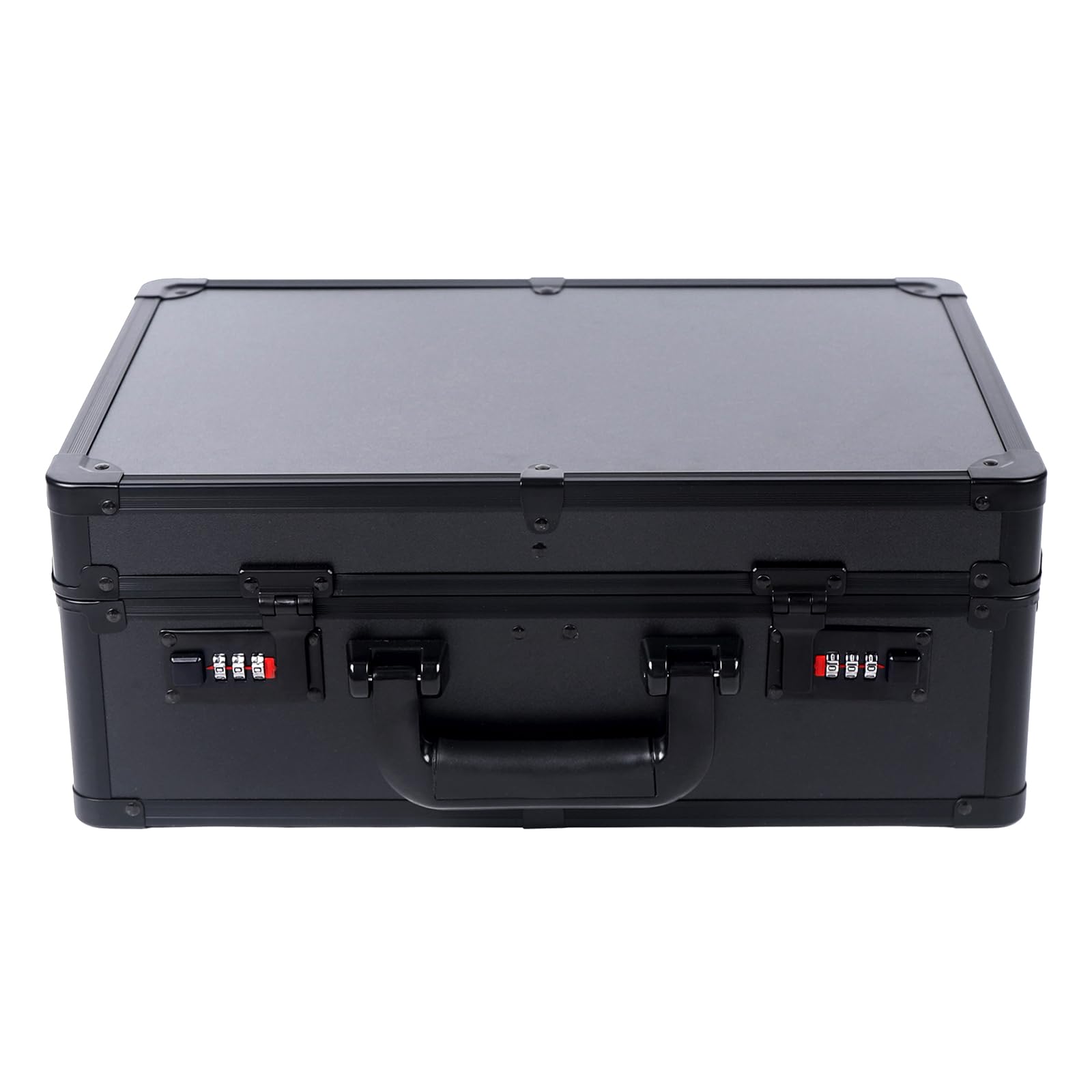 Professional Hairdressing Toolbox - Black Complete Hair Styling Tool Set for Salon & Home Use | Scissors, Combs, Brushes & Accessories Included