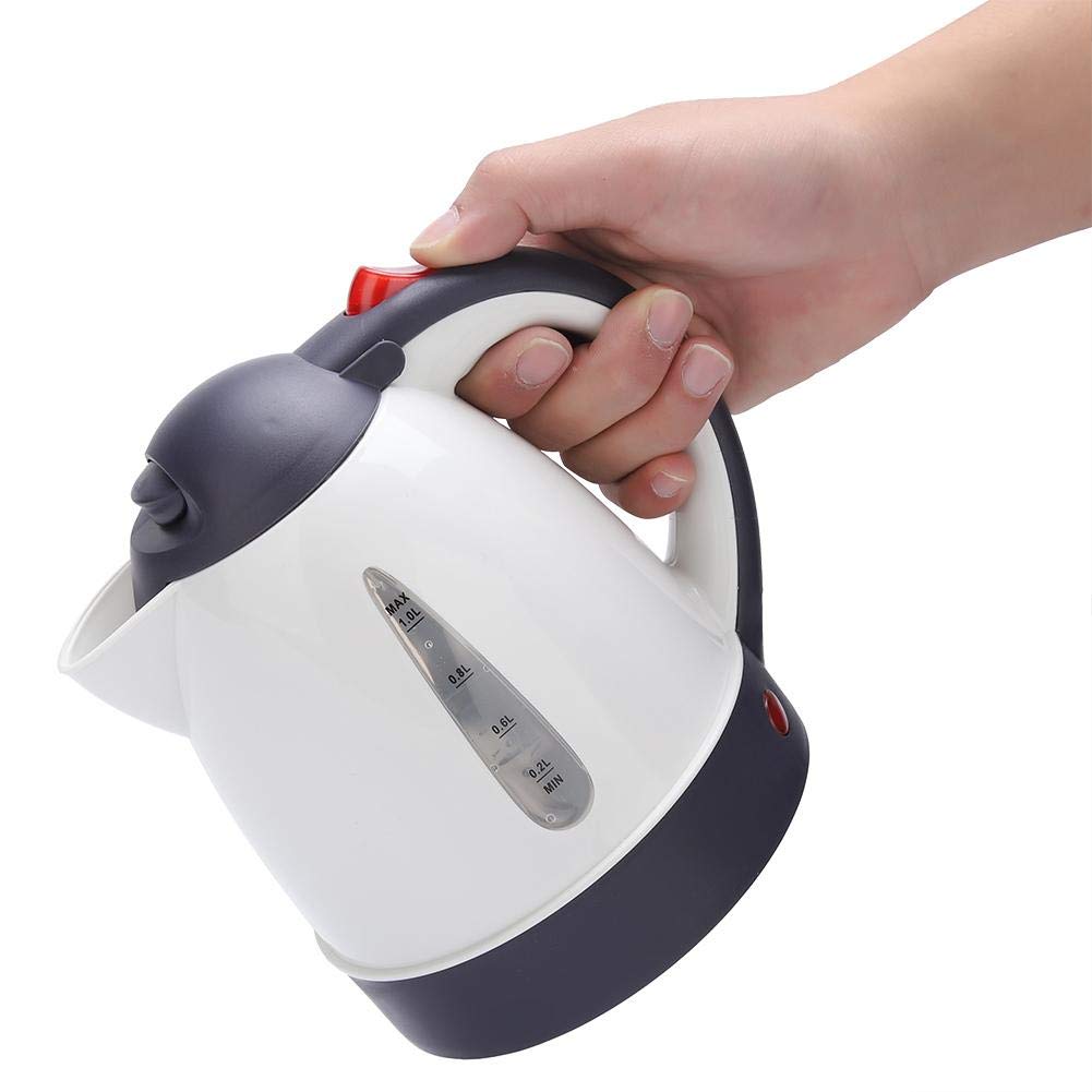 Maxmartt 1L Electric Kettle for Car - 12V DC Auto Shut Off Portable Water Heater for Tea & Coffee - Perfect for Road Trips, Camping, Travel & Office Use