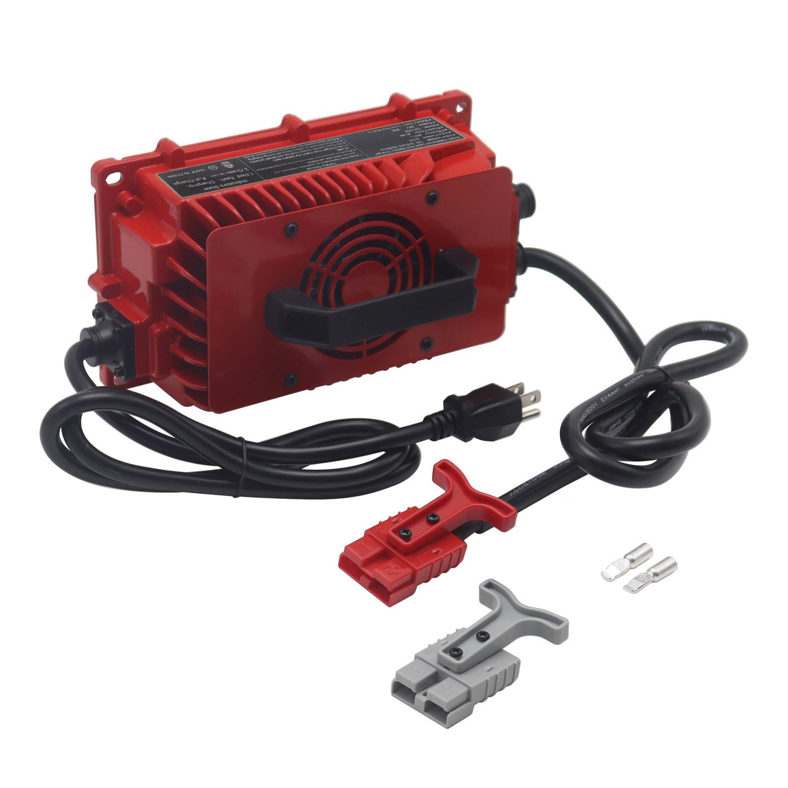 24V 30A Smart Forklift Battery Charger with Anderson SB50 Connector - Waterproof IP65 for Golf Carts, Electric Pallet Jacks & Floor Scrubbers | Fast Charging for Lead-Acid Batteries | Ideal for Warehouses, Golf Courses & Industrial Cleaning