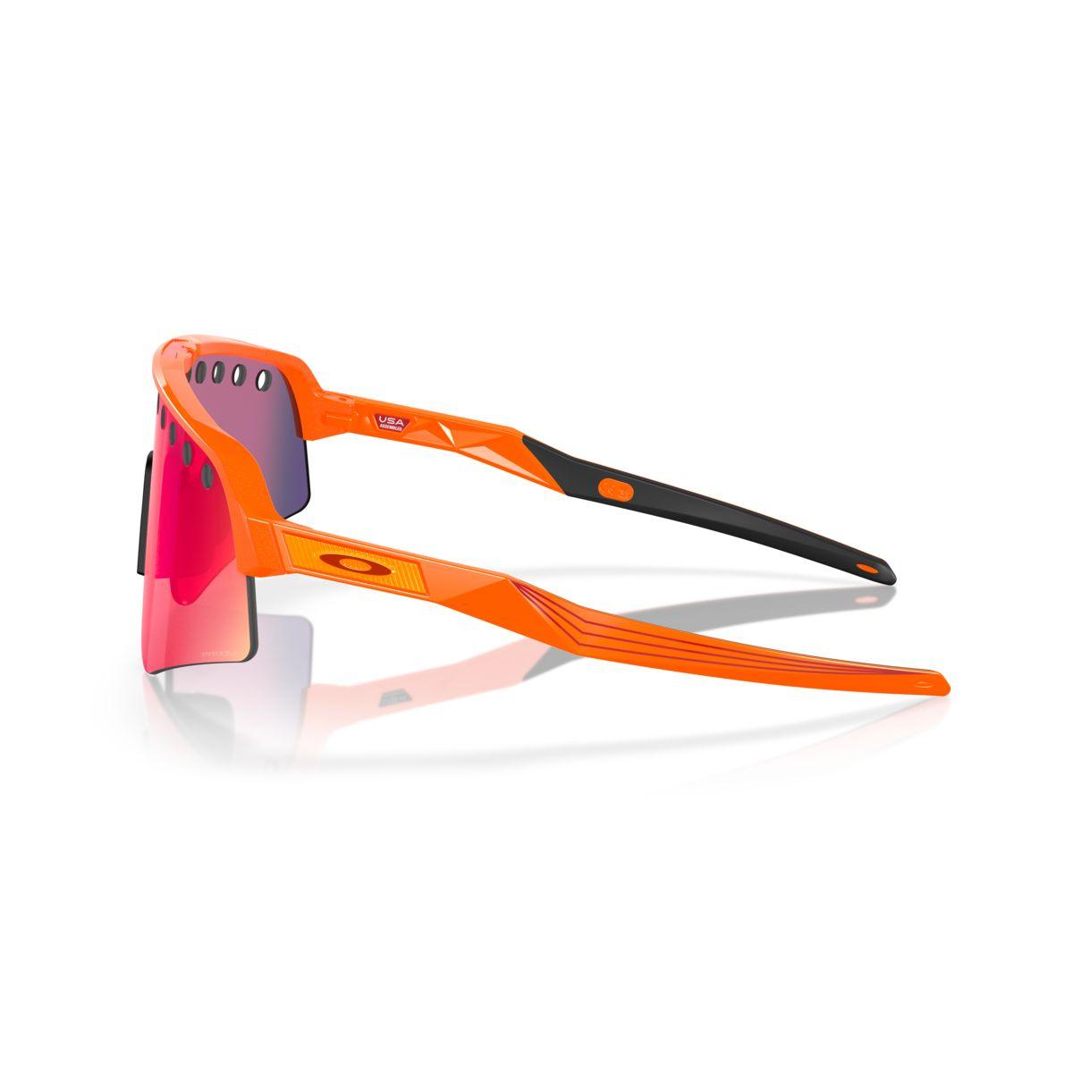 Oakley Sutro Lite Sweep Sunglasses - Orange Sparkle Frame with Prizm Road Lens (0OO9465 946515) for Cycling, Running & Outdoor Sports