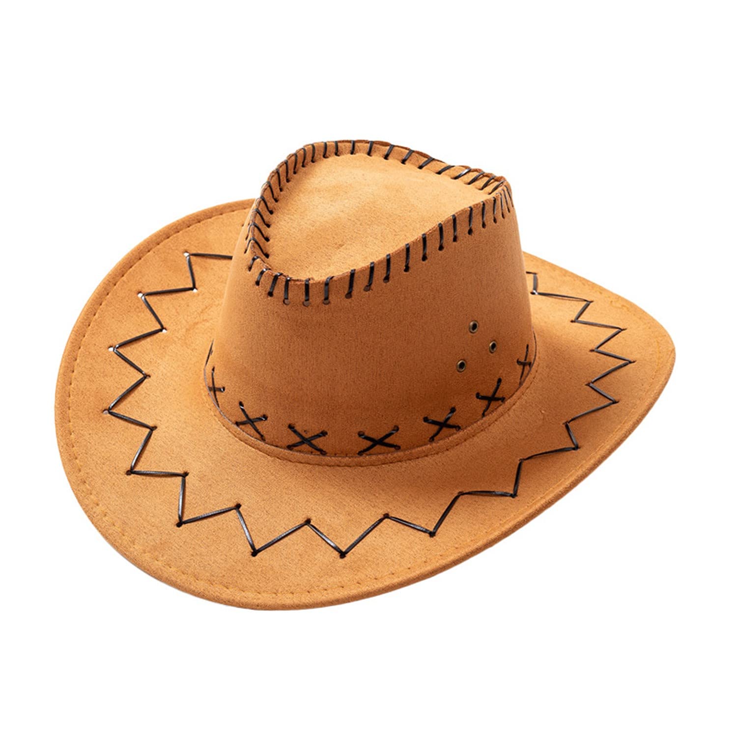 Western Cowboy Cowgirl Hat for Kids - Boys & Girls Costume Hat for Halloween, Christmas, Easter Parties | Perfect for Western Themed Events, Dress-Up Play & Photo Shoots