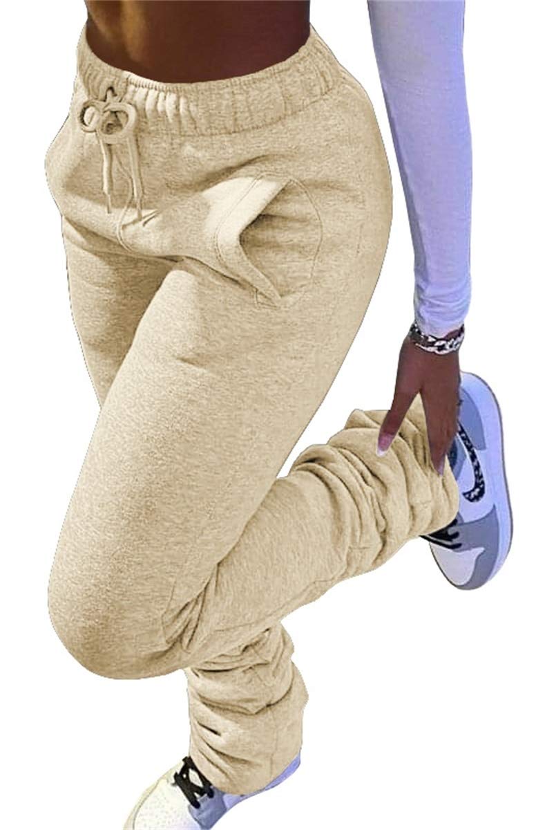 BYSYGLOBE Women's Fleece Lined Thermal Jogger Pants - Thick Winter Snow Pants with Pockets for Running, Yoga & Outdoor Activities | Cozy Lounge & Casual Wear