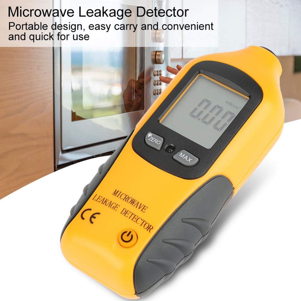 HT-M2 High Precision Microwave Leakage Detector - LED Microwave Radiation Meter & EMF Tester for Home Safety, Kitchen Appliances, and Industrial Use
