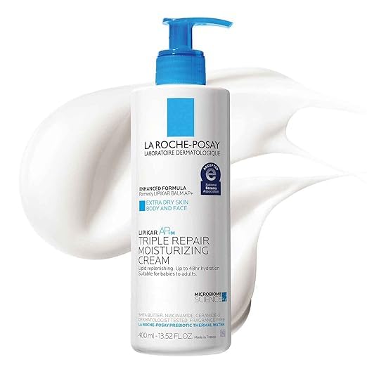 Fragrance-Free Daily Repair Moisturizing Cream with Shea Butter - Deep Hydration Body Lotion for Dry & Sensitive Skin - Perfect for Nighttime Skincare & Daily Use