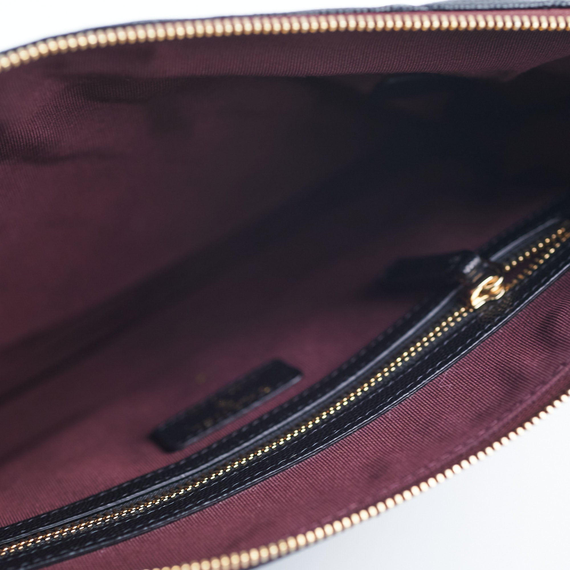 Chanel Medium O Case Pouch Clutch Bag in Black Caviar Leather - Perfect for Evening Events, Parties & Special Occasions