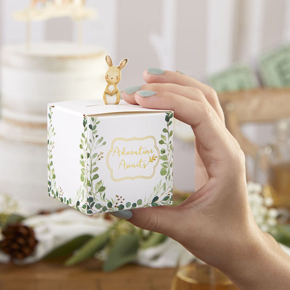 Woodland Baby Shower Favor Boxes - Set of 24 Adorable Forest-Themed Gift Boxes for Baby Showers, Birthday Parties & Gender Reveals