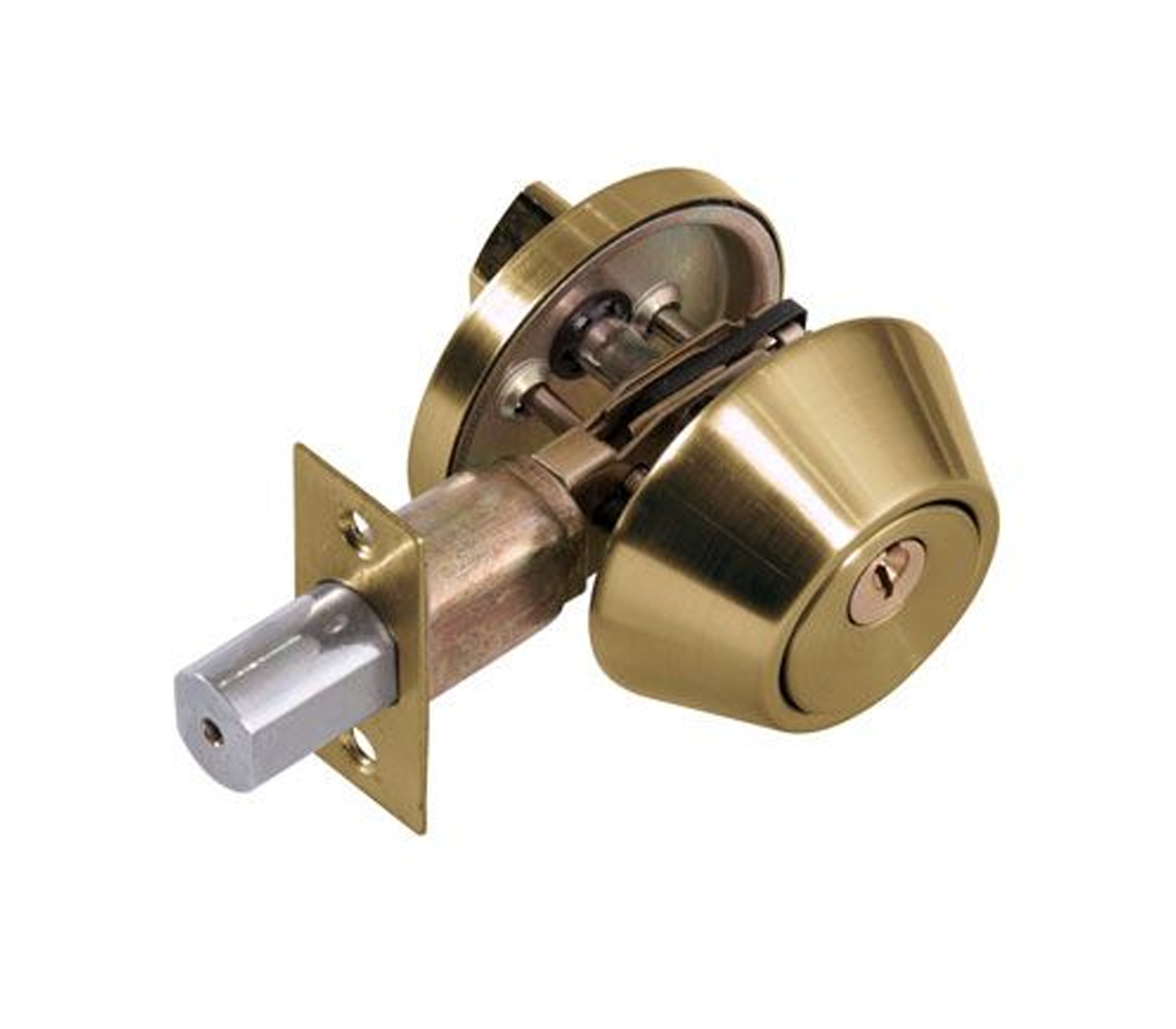 Antique Bronze Cylinder Door Knob with Key - CER0112 Run - Vintage Style for Bedroom, Bathroom & Interior Doors