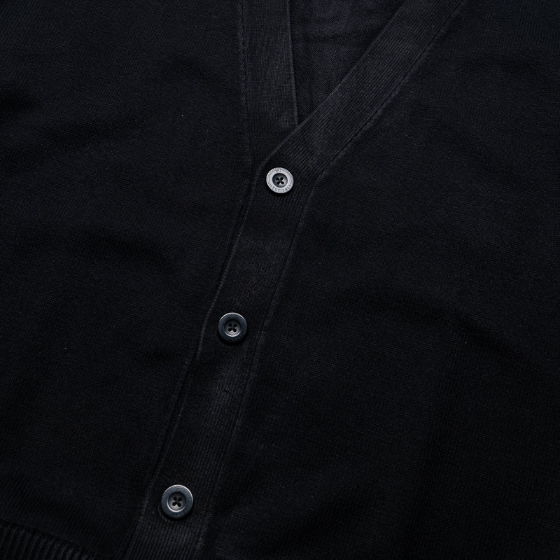 FILA Baseline Cardigan for Women - Soft & Stylish Black Sweater | Cozy Knit Pullover for Casual Wear, Office & Outings