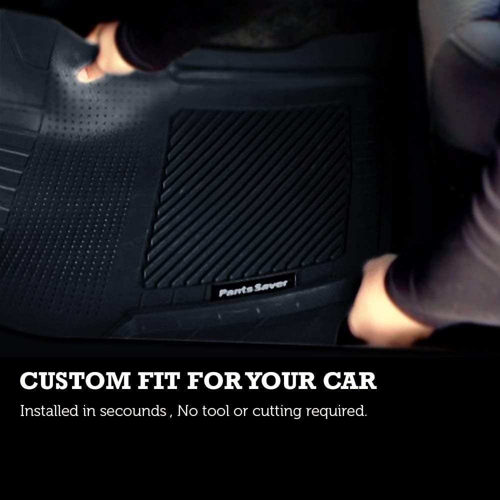 Premium Custom Fit Car Floor Mats for Ford Transit-350 HD 2020 | Heavy Duty All-Weather Protection | Front & 2nd Row Seat Coverage (4PC, Grey) | Perfect for Work Trucks, Family Road Trips & Outdoor Adventures