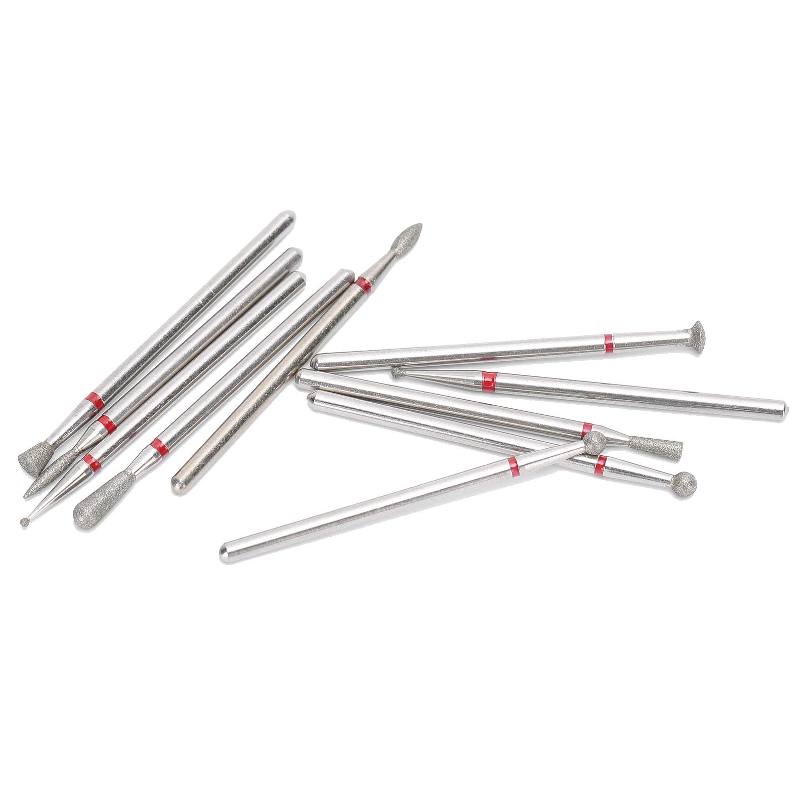 Professional Nail Drill Bits Set - Carborundum Grinder Burrs for Nail Removal & Pedicure - Durable Wear-Resistant Milling Tips - Perfect for Salon, Home Manicure & DIY Nail Care