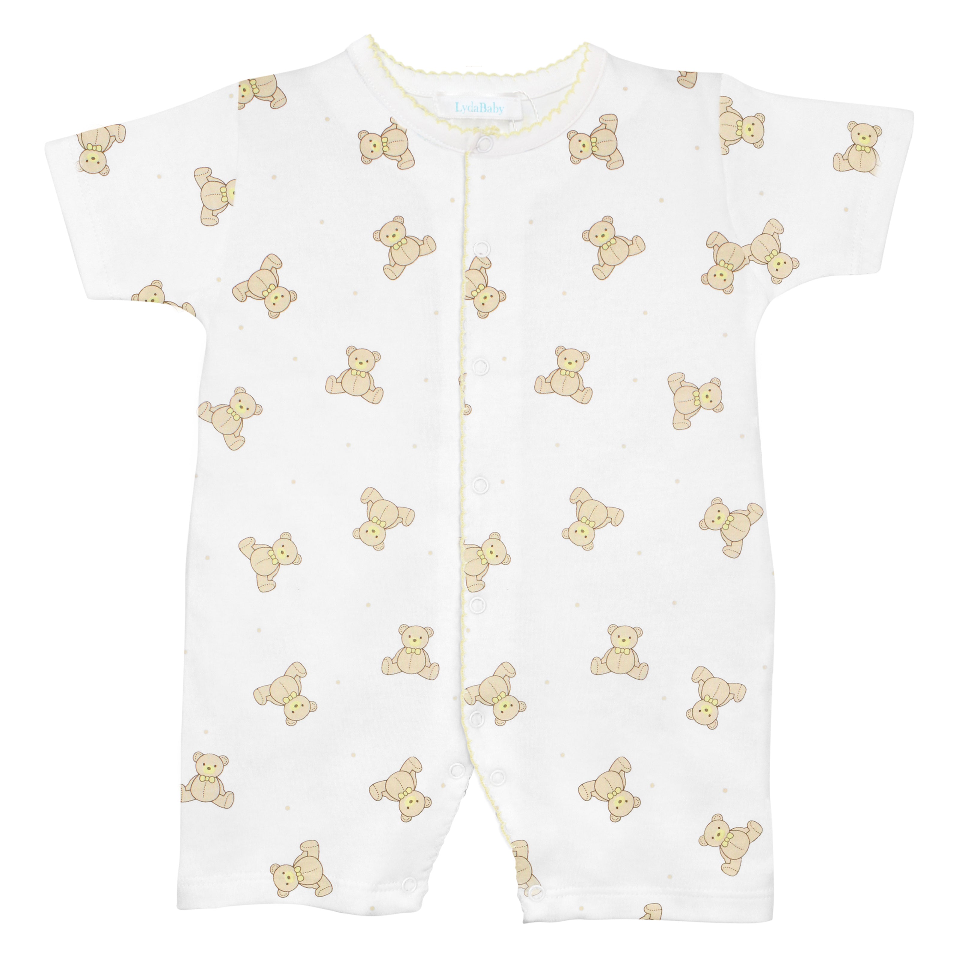 Adorable Teddy Bear Printed Baby Romper - Unisex Soft Cotton Jumpsuit for Newborns & Toddlers | Perfect for Playtime, Photo Shoots & Gifts