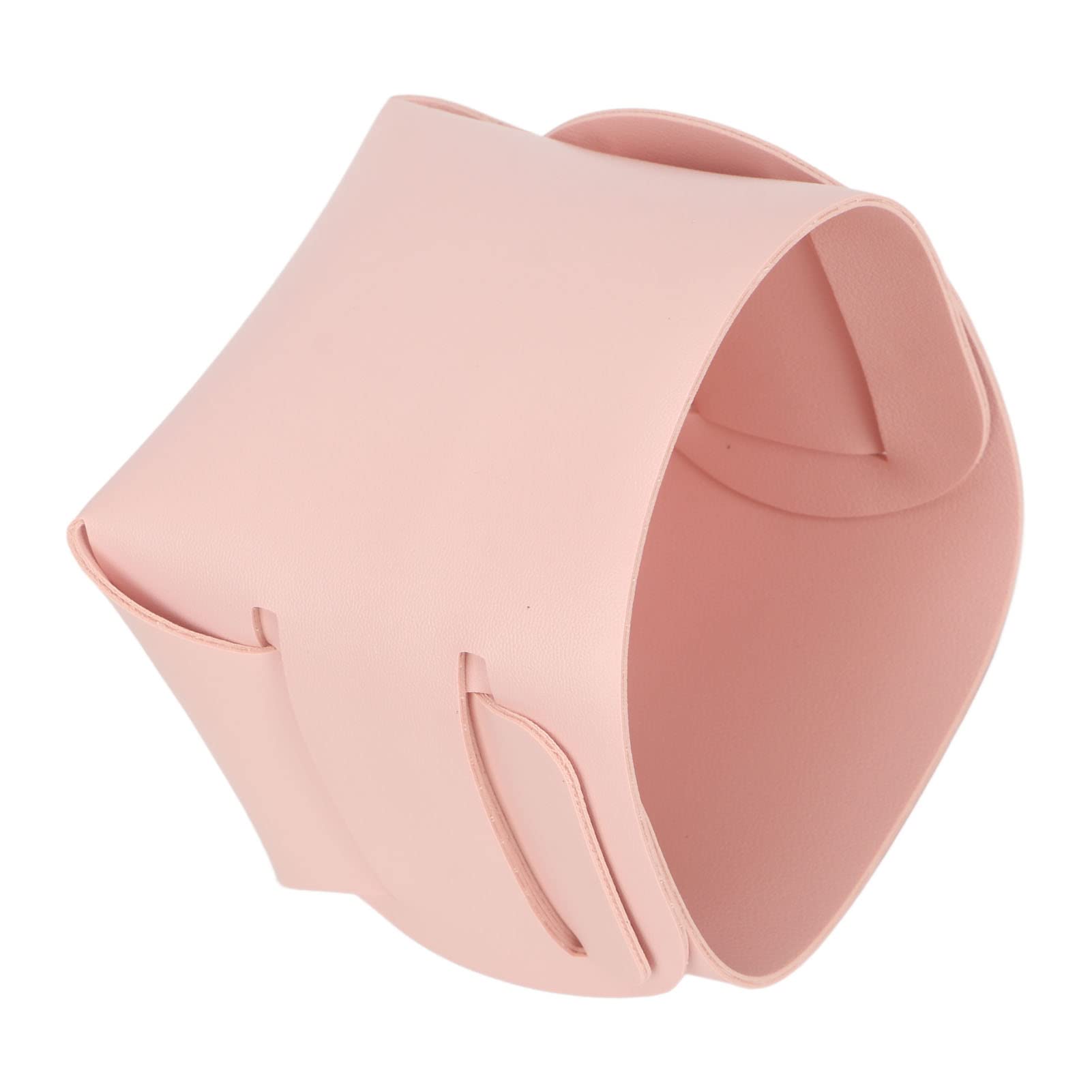 Premium Nail Art Storage Box - Empty Manicure Tool Organizer with Brush Holder, Durable PU Material for Nail Polish & Makeup - Convenient Home & Salon Use (Pink) - Perfect for Professional Nail Technicians & DIY Enthusiasts