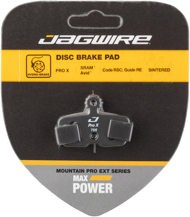 2 Pack Jagwire Pro Extreme Sintered Disc Brake Pads - Compatible with SRAM Code RSC/R Guide RE - High-Performance Braking for Mountain Biking & Downhill Riding