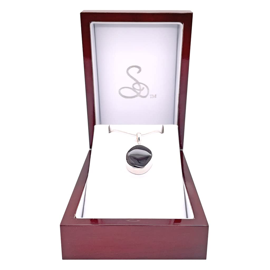 Saffordite Pendant Necklace - Natural Gemstone Jewelry for Women, Healing Crystal Necklace for Spiritual Protection & Positive Energy | Perfect for Meditation, Yoga & Everyday Wear